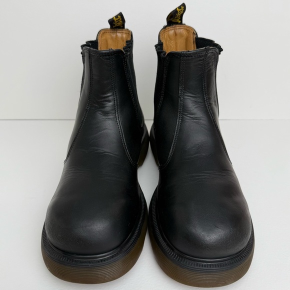 Vintage Dr. Martens 2976 Chelsea Black Greasy Chunky Club MIE Boots UK 4 - Picture 2 of 15